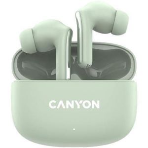 Sluchátka "OnGo 9", šalvějová, TWS bezdrátová, Bluetooth 5.4, CANYON CNS-TWS9G