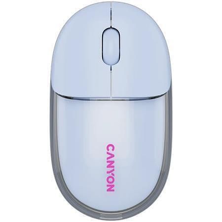 Myš "OnClick 24", modrá, bezdrátová, duální připojení, optická, CANYON CNS-CMSW24BL