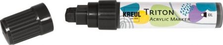 Akrylový fix "TRITON", XXL, černá, KREUL