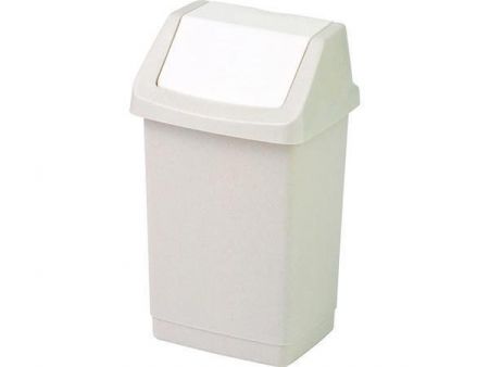 Odpadkový koš "Click-it", savanna, s výklopným víkem, 9 l, CURVER 176500