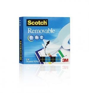 Lepicí páska "Removable 811", 19 mm x 33 m, odnímatelná, 3M SCOTCH 7100402344