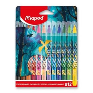 Dětské fixy Maped Dragon - 12 barev