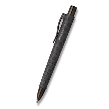 Kuličkové pero Faber-Castell Poly Ball XB Leopard Editon - černá