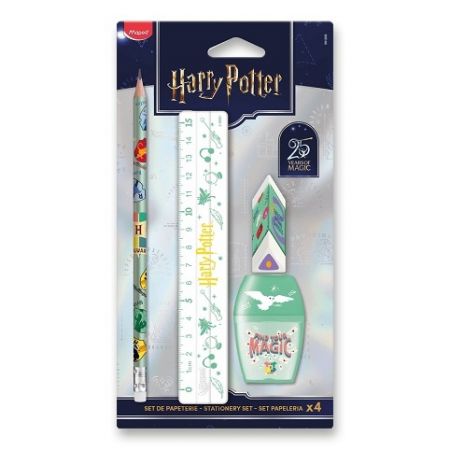 Souprava školních potřeb Maped Harry Potter 25 let  - 4ks, blistr