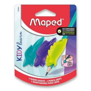 Nástavec na tužku Finger Guide Maped Kidy Learn Grip Animals - 3 ks