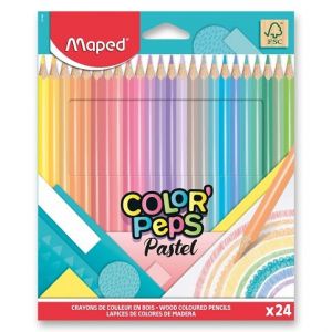 Pastelky Maped Color'Peps Pastel - 24 ks