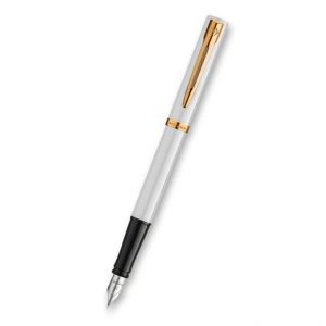 Plnicí pero Waterman Impression White GT - hrot F