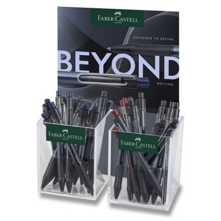 Gelové kuličkové pero Faber-Castell Beyond Gel - stojánek, 24 ks