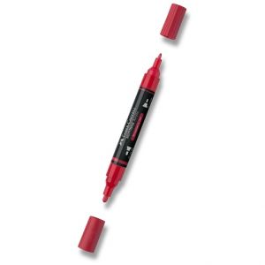 Akrylový popisovač Faber-Castell Multimark - 219, strawberry red