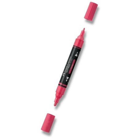 Akrylový popisovač Faber-Castell Multimark - 124, rouge
