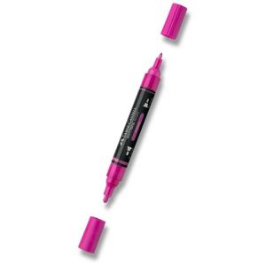 Akrylový popisovač Faber-Castell Multimark - 125, fuchsia