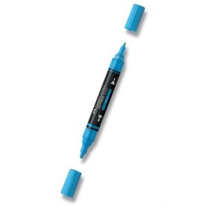 Akrylový popisovač Faber-Castell Multimark - 448, azure