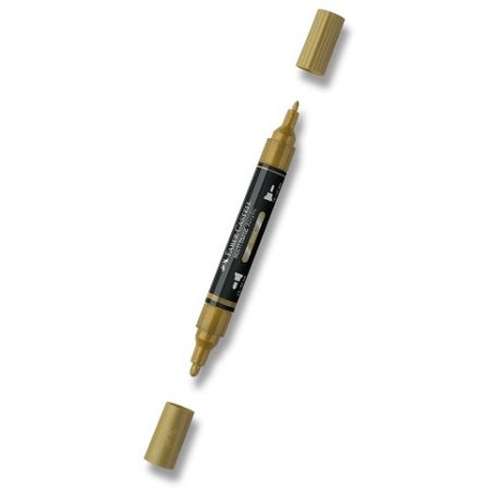Akrylový popisovač Faber-Castell Multimark Metallic - 250, gold