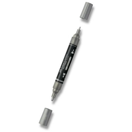 Akrylový popisovač Faber-Castell Multimark Metallic - 251, silver