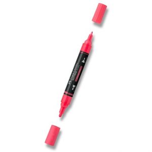 Akrylový popisovač Faber-Castell Multimark Neon - 255, orange neon