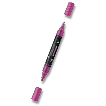 Akrylový popisovač Faber-Castell Multimark Metallic - 290, pink metallic