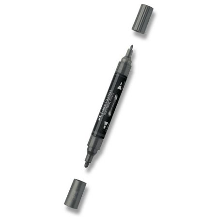 Akrylový popisovač Faber-Castell Multimark Metallic - 297, steel metallic