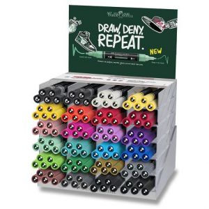 Akrylový popisovač Faber-Castell Multimark - stojánek, 120 ks