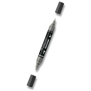 Popisovač Faber-Castell Multimark Mirror - 551, chrome
