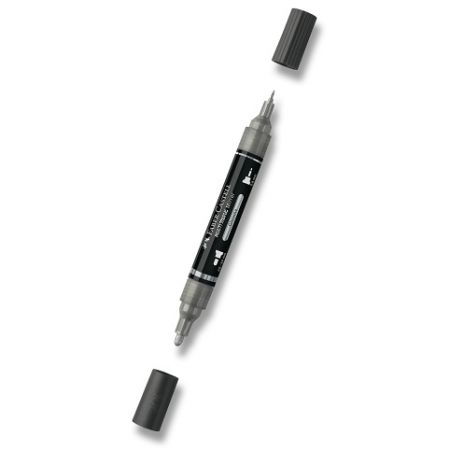 Popisovač Faber-Castell Multimark Mirror - 551, chrome