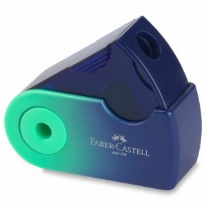Ořezávátko Faber-Castell Sleeve Mini Flow Edition - 1 otvor, mix barev