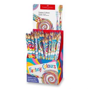 Tříbarevné pastelky Faber-Castell Fantasy - stojánek, 84 ks