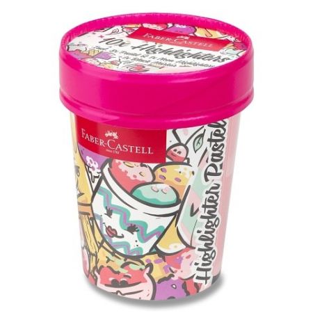 Zvýrazňovače Faber-Castell Textliner 46 Ice Cream Pastel - 10 ks