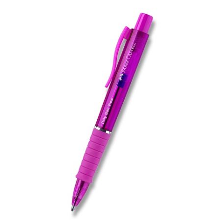 Kuličkové pero Faber-Castell Poly Ball View Aurora Electric Fuchsia