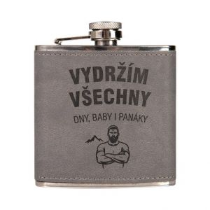 ALBI Humorná placatka - Vydržím všechny