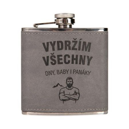 ALBI Humorná placatka - Vydržím všechny