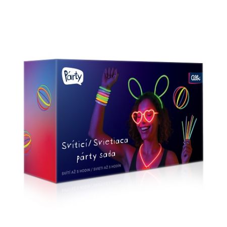 ALBI Svítící párty sada mix barev 500 ks