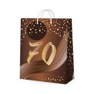 ALBI Dárková taška velká - Jubileum 70 (26 × 12,7 × 32,4 cm)