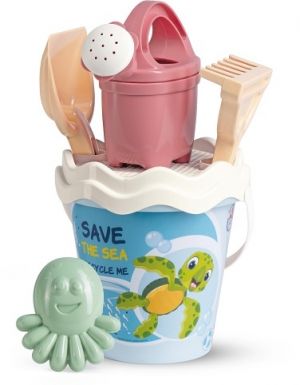 Androni RECYKLACE PASTEL Sada na písek oceán s konvičkou - střední