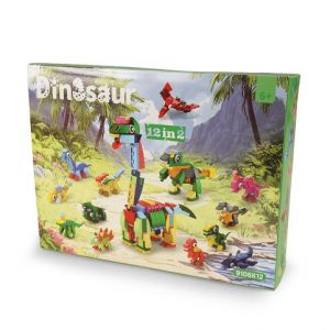 Stavebnice dino 12 figurek