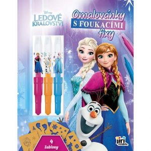 Omalovánky s foukacími fixy FROZEN - Ledové království