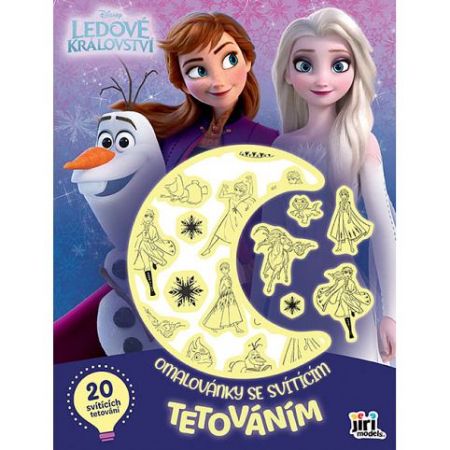 Omalovánky se svítícím tetováním FROZEN - Ledové království
