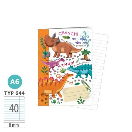 ARGUS Sešit A6 TYP 644 Dinosauři 15980425
