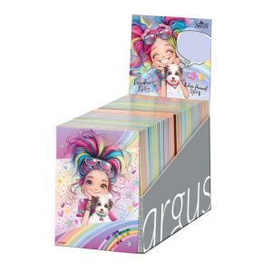 ARGUS Zápisník, blok pro děti Rainbow Ella 9x12 cm 11110426