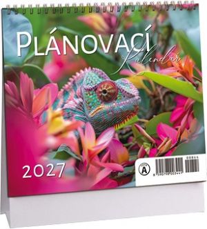 Kalendář stolní Plánovací mini 2027, 17cm x 14,5cm, K844