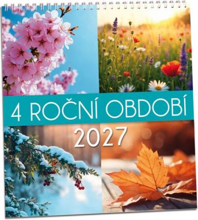 Kalendář nástěnný 4 roční období 2027, 32cm x 34cm, KN344