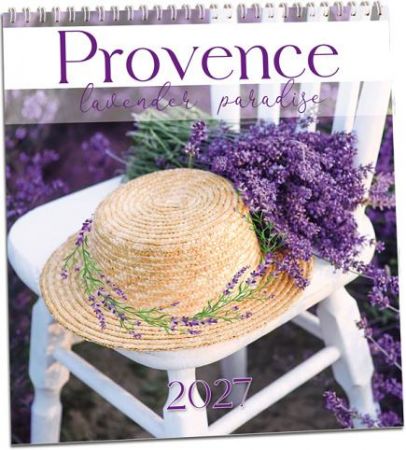 Kalendář nástěnný La Provence 2027, 32cm x 34cm, KN349