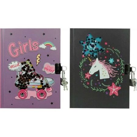 Památník se zámečkem Girls 70g 80 listů čistý