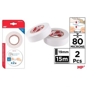 Lepicí páska oboustranná 19 mm 15 m 2 ks v balení