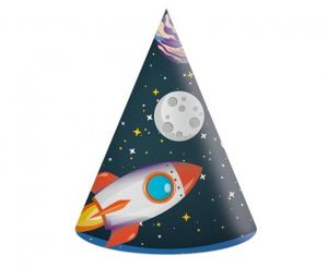 Párty čepička Rocket Space 6ks