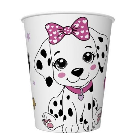 Papírový kelímek 0,25l Charming Puppy Dog