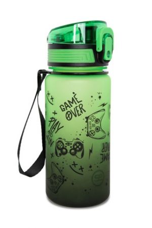 Láhev 420ml BRISK Game Over Gradient Green