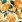 Ubrousky MAKI L (20ks) Yellow Flowers on White
