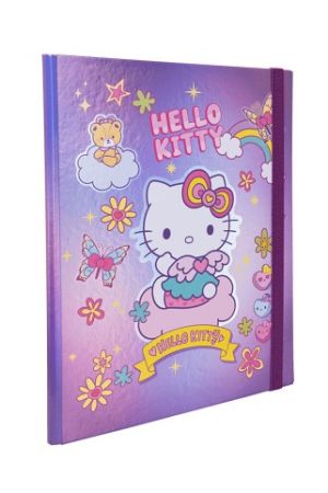 Desky na sešity A4 s širokou gumou - Hello Kitty vzor 2