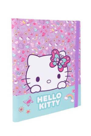 Desky na sešity A4 s širokou gumou - Hello Kitty vzor 2