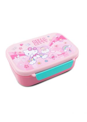 Box na svačinu s přihrádkami - Hello Kitty pink-pink